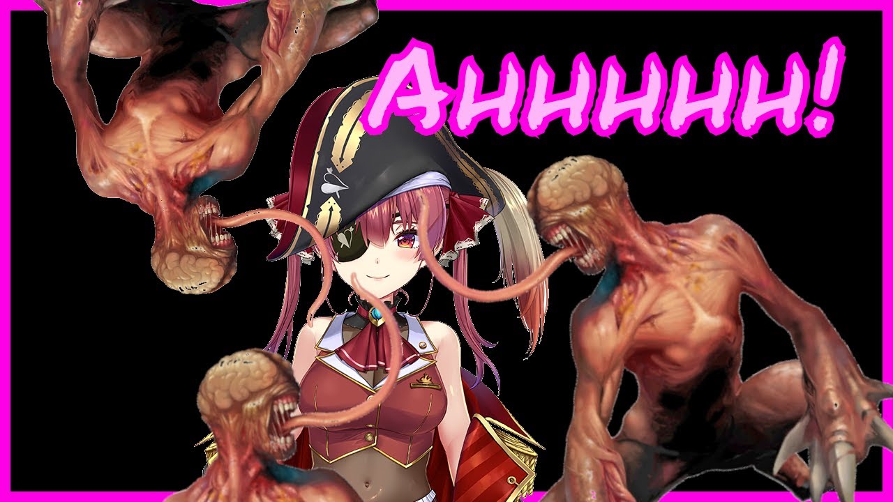 Marines High-pitched screams when getting licked - Marine Hazard RE2 Part 3 [Hololive]