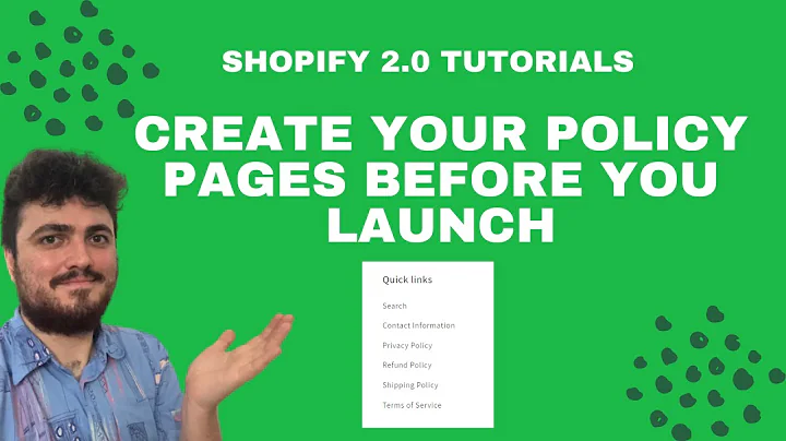 Easy Guide to Creating Policy Pages on Shopify