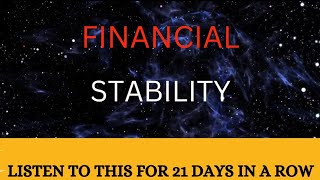 Financial Stability Affirmations | Financial Stability And Development | Attract Wealth