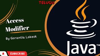 Part 26: Access Modifiers in Java | Telugu
