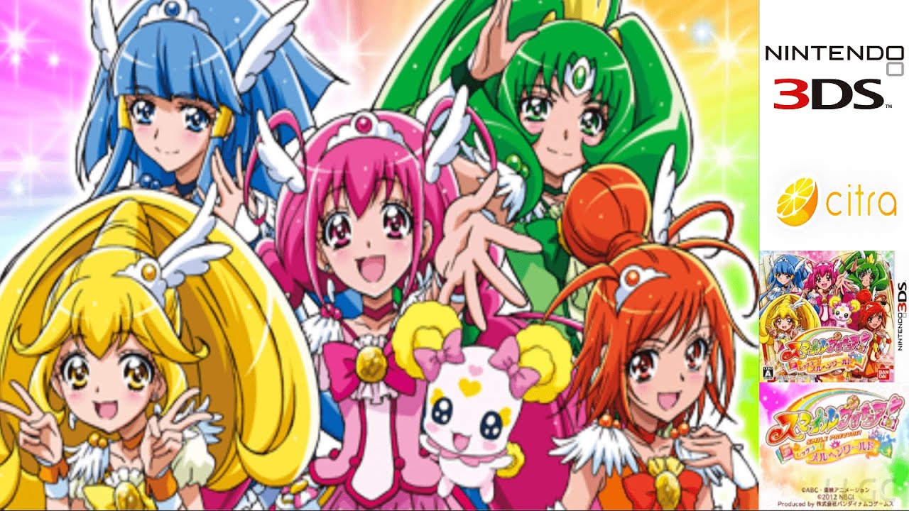 Smile PreCure! Let's Go! Marchen World (2012) Nintendo 3DS Gameplay in HD (Citra)
