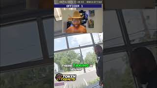 Police Raid: Cowboy Hat Suspect's Bathroom Nightmare Caught on Bodycam! #shorts