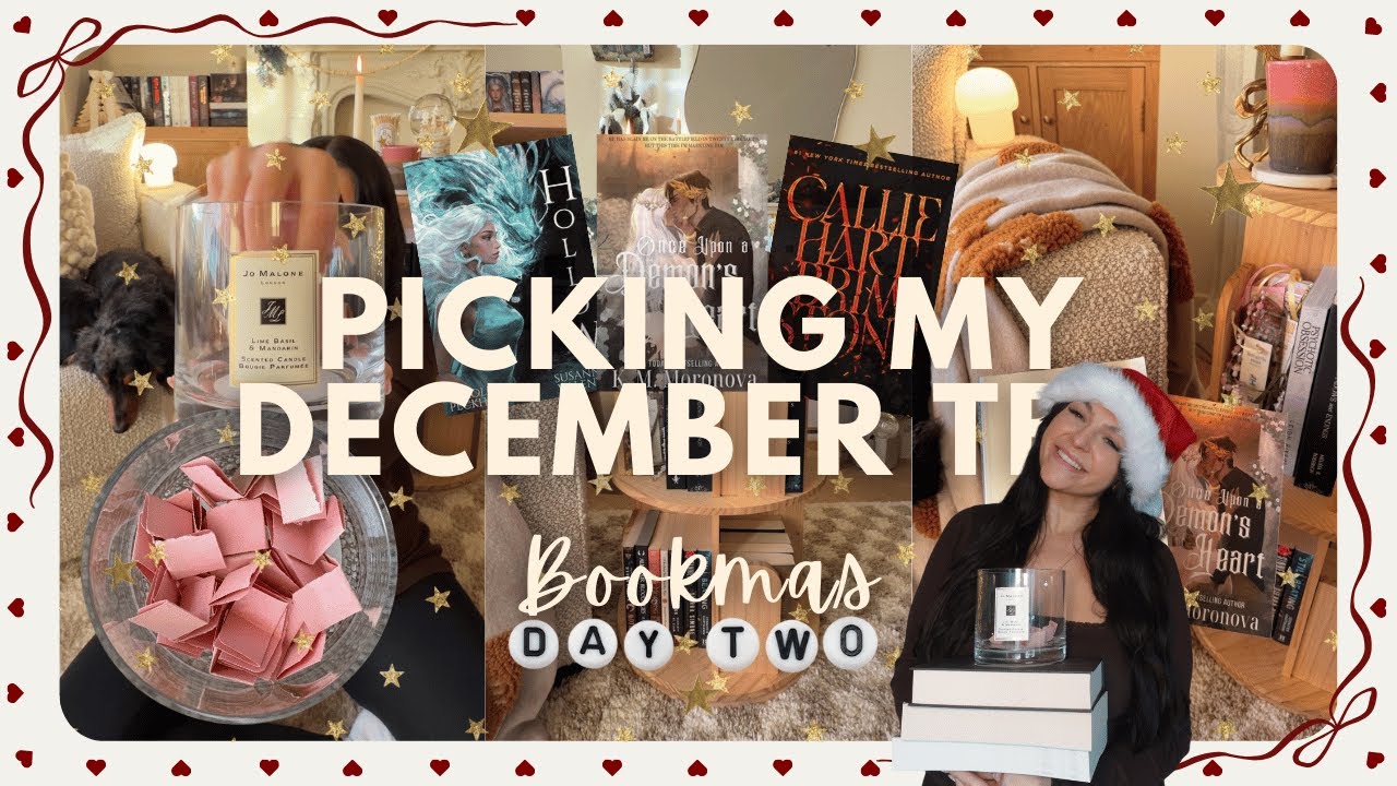 picking my December TBR using my tbr jar + BOOK HAUL! 📖🫙🌟🎄 bookmas day 2