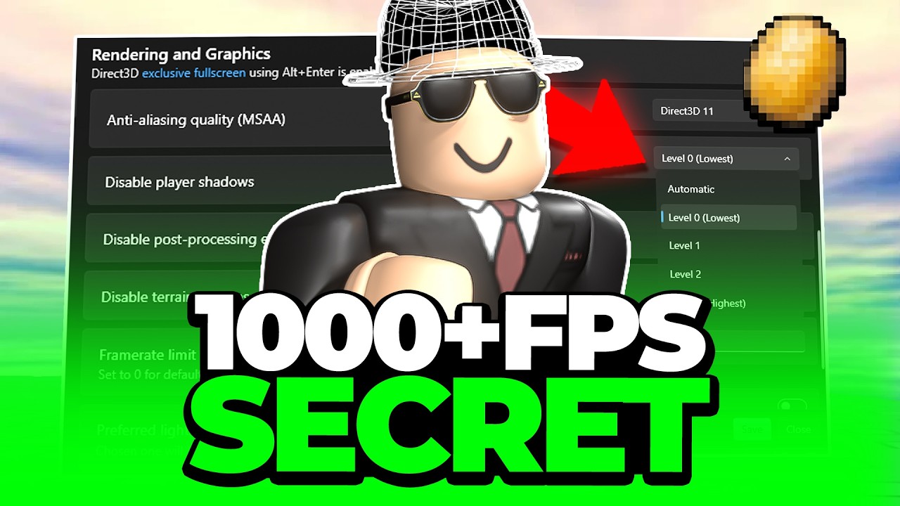 How I Got 1000 FPS In Roblox Using Potato Graphics In 2026 FPS Boost 