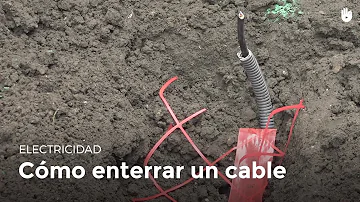 ¿A qué profundidad enterrar un cable subterráneo?