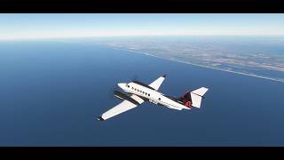 MFS2020 en Español de Cd. Del Carmen a Merida en un B350 para Aerolinea TAESA Tour RUTA DEL CONDOR