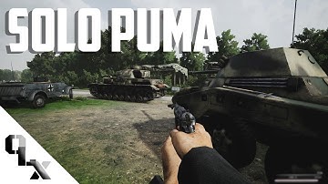 POST SCRIPTUM -SOLO PUMA ON CARENTAN GAMEPLAY . Realistic WW2 Shooter. [Tank Gameplay]