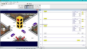 Traffic Light (Semáforo) dos sentidos | LogixPRO