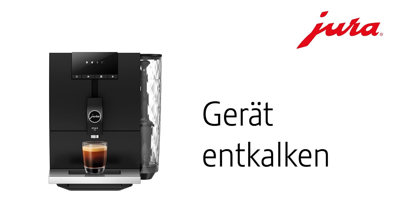 JURA ENA 4 - GerÃ¤t entkalken - YouTube