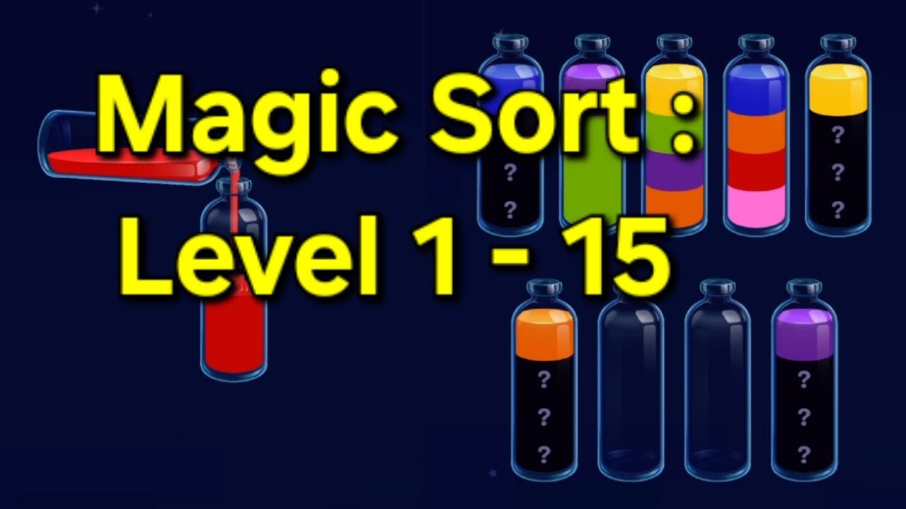 Magic Sort - Level 1 - 15 - YouTube