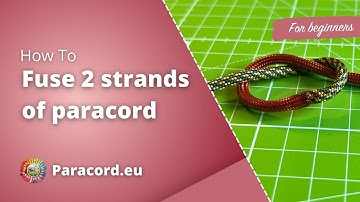 Easy way to join paracord ends together | Paracord basics | Tutorial for beginners