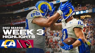 Highlights: Top Plays From Rams' Week 3 Win vs. Cardinals | Aaron Donald Sack, Cooper Kupp TD \& More