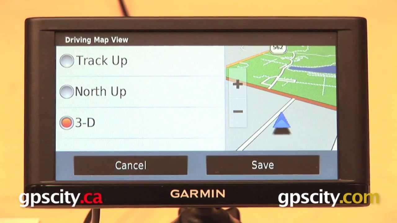 Garmin nuvi 66LMT Map Settings with GPS City YouTube