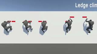 Unity Ledge Climb Animation Pack   Demo Showcase