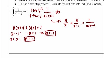 Improper Integrals (Day 1)