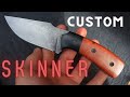 making a custom skinning knife-segmented handle