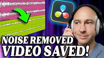 DaVinci Resolve for Beginners - Remove BACKGROUND NOISE for Clean AUDIO (Free & Studio)