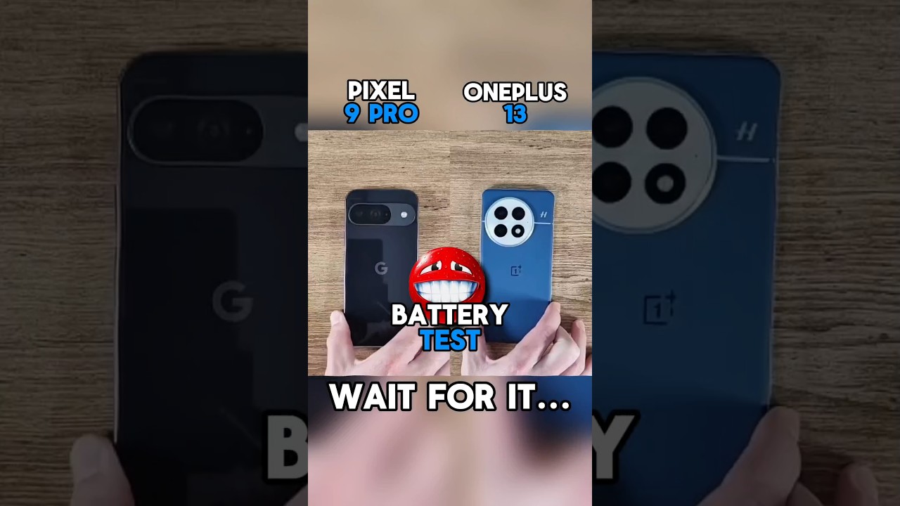OnePlus 13 vs Pixel 9 Pro Battery Performance Test 🔋🔥