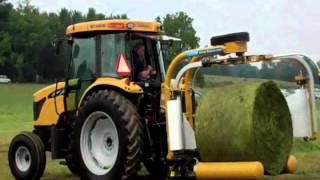 Tanco 1320 Bale Wrapper Demo at Ag Progress Days 2012 - 800-733-0275