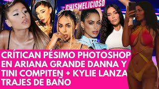 Ariana Grande Criticada por Photoshop, Danna Paola y Tini Compiten, Kylie Trajes de Baño - YouTube