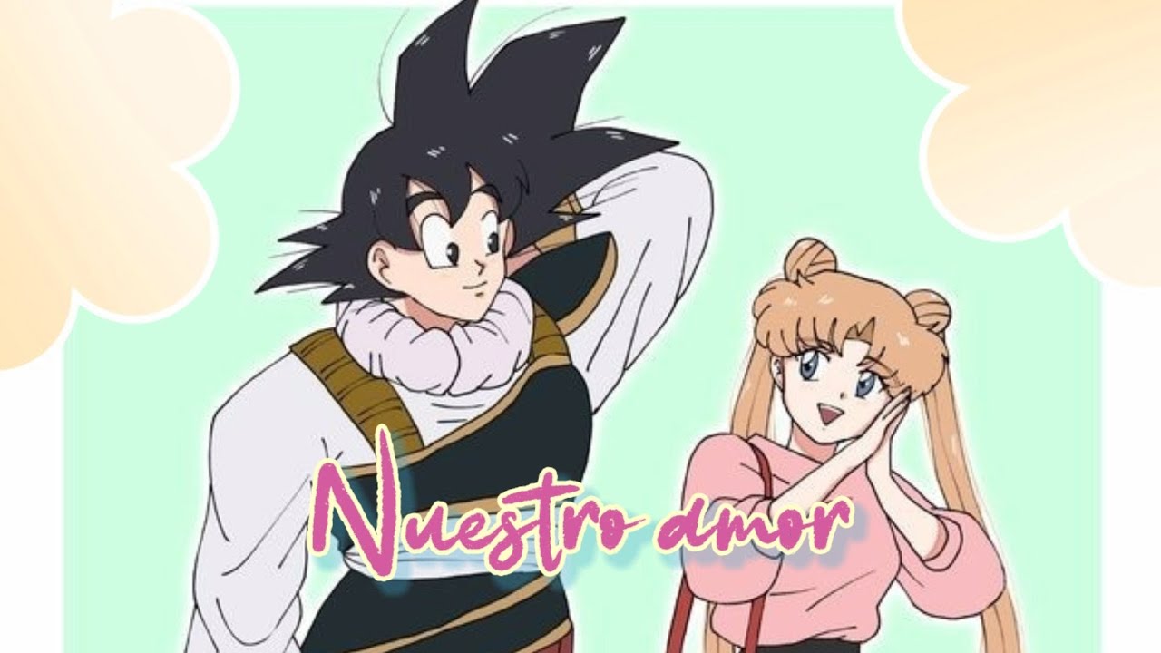 Goku x serena 🌸  Flowers 🌸 Usagui Sailor Moon x Dragon Ball 🌸 Crossover