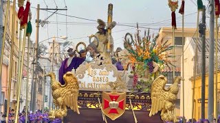 Procesión Jesús de los Milagros en 15 calle y 2a. Av. Domingo de Ramos 2024