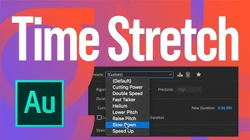 How to Slow Down an Audio Clip Without Changing the Pitch? Audition Tutorial