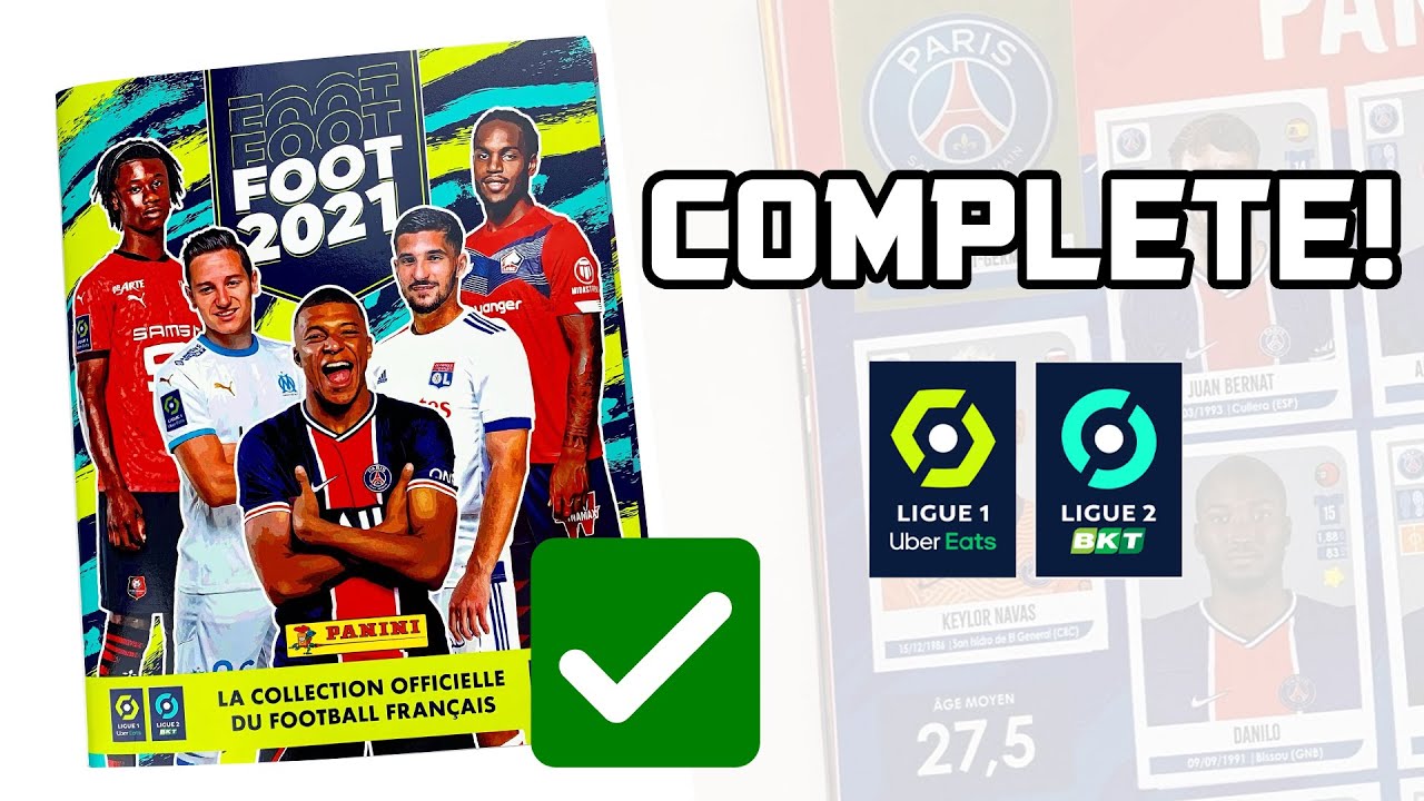 Album Panini foot 2022 - La collection officielle Ligue 1 Uber