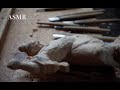 彫る音を聞く 増長天の彫刻　ASMR CARVING