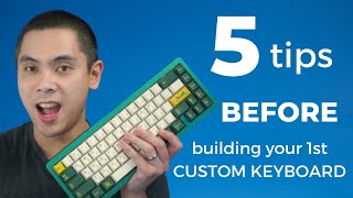 Famous 5 tips BEFORE building your 1st custom mechanical keyboard Wealth