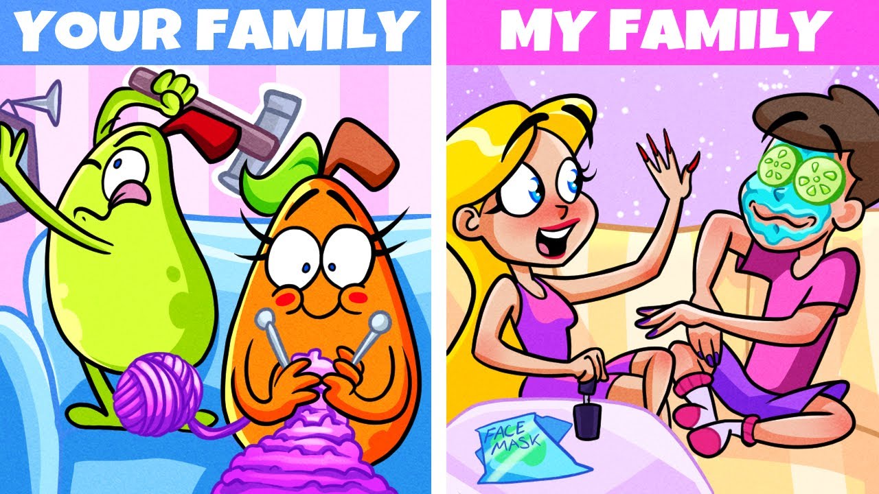 Other Families vs My Crazy Family || Hacks For Different Types