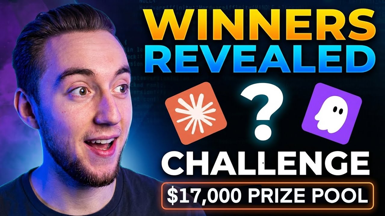 AI Coding Hackathon Winners Revealed LIVE ($17K in Prizes)