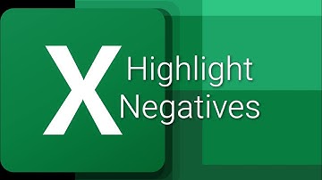 How to highlight negatives with macro