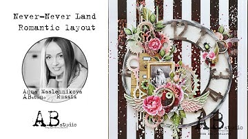 Romantic layout. Step-by-step tutorial.
