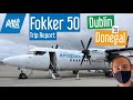 Flying the Fokker 50 to Donegal: The Worlds Most Scenic Airport!