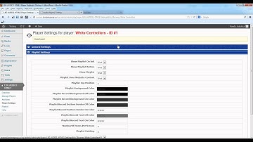 LambertGroup - HTML5 Audio Player WordPress plugin - Step 4: Changing Player Settings
