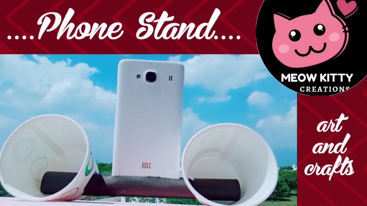 Life Hacks | Phone Stand | Paper Cup Craft | Easy Craft | Meow Kitty Creations✨