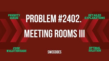 Problem of the Day - #2402. Meeting Rooms III - Hard - Java/Python Solution - Leetcode