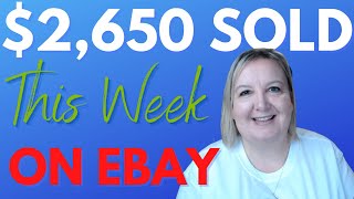 What Sold? Selling Other People's JUNK for HUGE PROFITS on EBAY