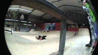 Skateboarding at Aurich Playground