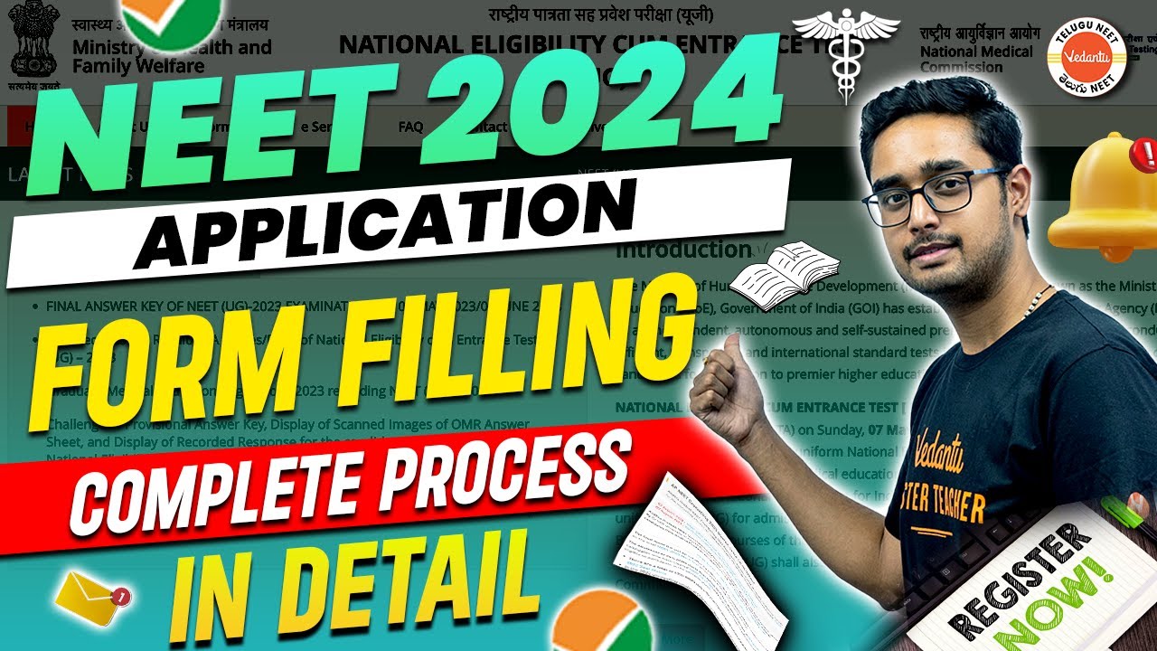 How To Fill NEET 2024 Application Form | Step by Step Process | Must ...