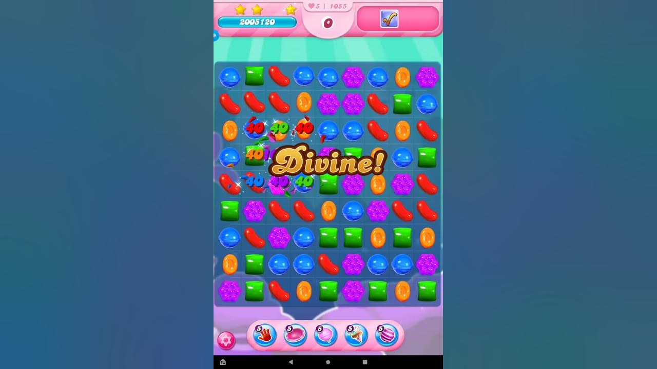 How To Beat Level 1055 On Candy Crush Candy Crush Level 1055 - YouTube