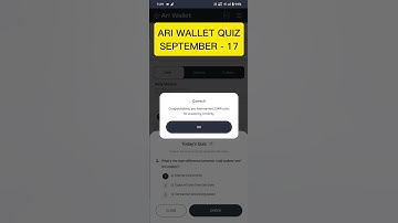 ❤️‍🔥🪄SEPTEMBER 17| ARI WALLET DAILY QUIZ|Crypto Mining Quiz #Shorts #arichainairdrop#todayquizanswer