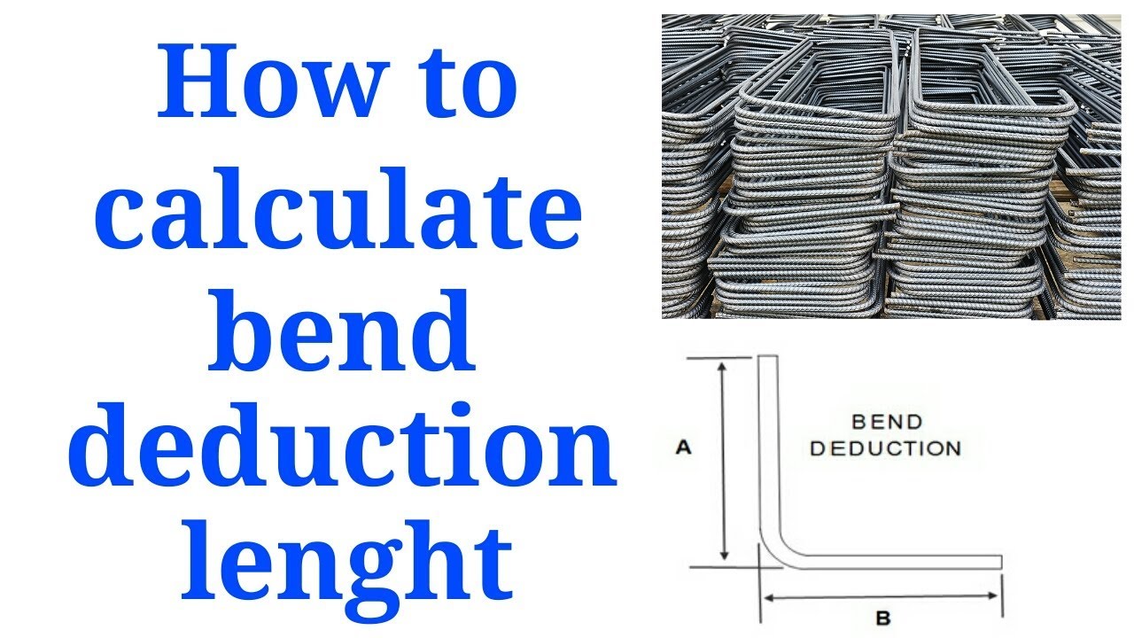 Pipe Bending Deduction Chart