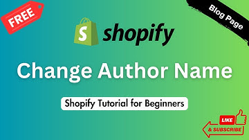 How To Change The Author Name On Your Shopify Blog ✅ Shopify Tutorial For Beginners
