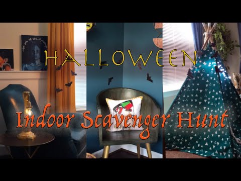 485 | @whoissugar Indoor Halloween Scavenger Hunt For The Kiddies!