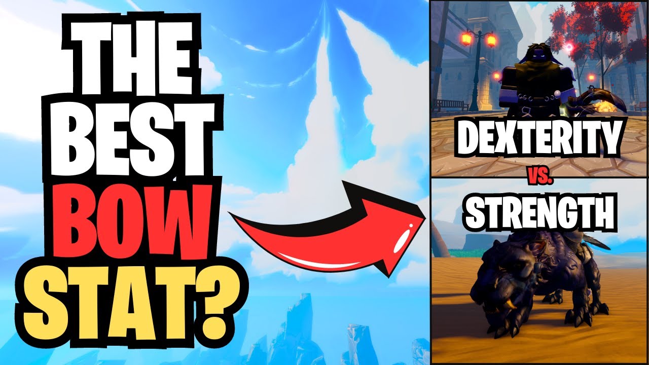 STRENGTH vs. DEXTERITY Bow Stat Test In Devas of Creation | ROBLOX