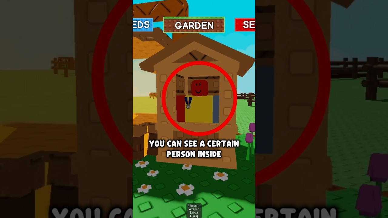 ⁣HERE'S AN EASTER EGG IN THE NEW GROW A GARDEN UPDATE! 🐝