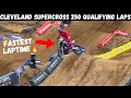 Cole Davies is FLYING at the Cleveland Supercross! 250 Qualifying 1 Fast Laps