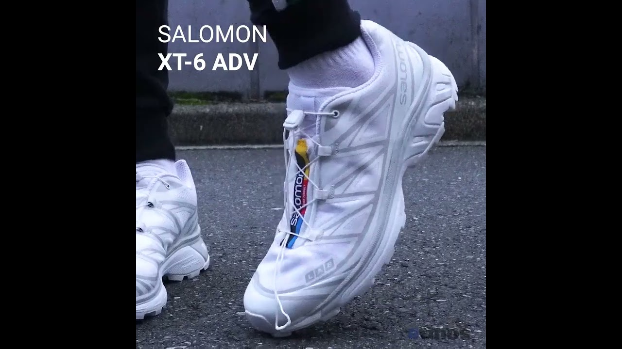 SALOMON XT-6 ADV white スニーカー 27cm